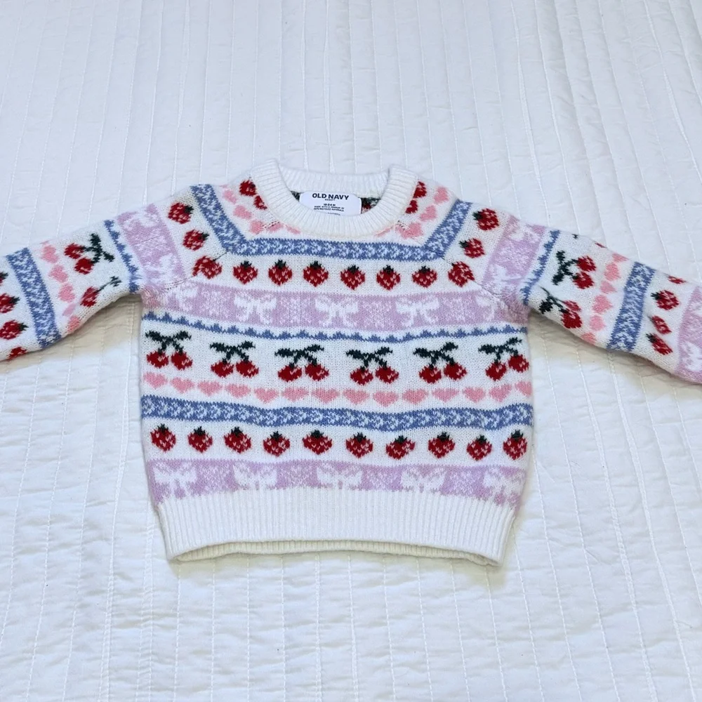 Old Navy SoSoft Fair Isle Tunic Sweater 18-24M